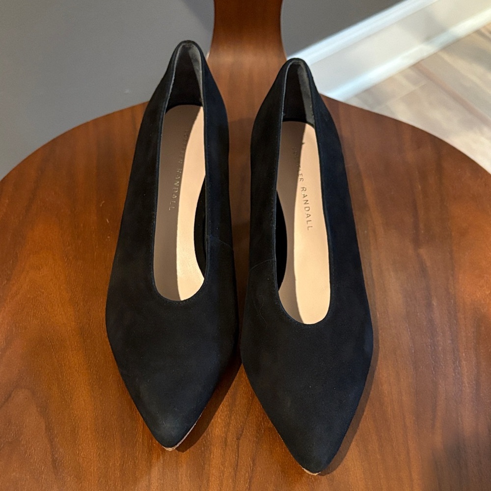 Loeffler Randall Black Pointed Heels